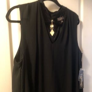 Black Choker-Collar Dress Sz XL